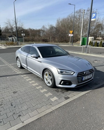 Audi A5 cena 95000 przebieg: 173000, rok produkcji 2018 z Ostrów Mazowiecka małe 79